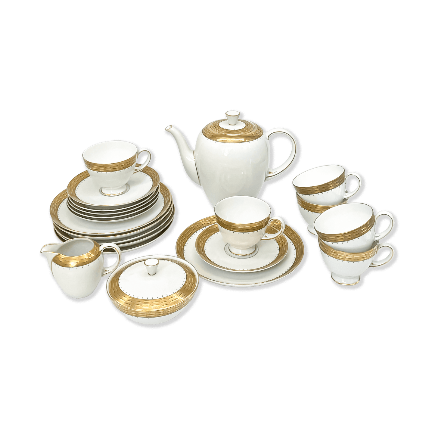 Tettau Golden Tea Set