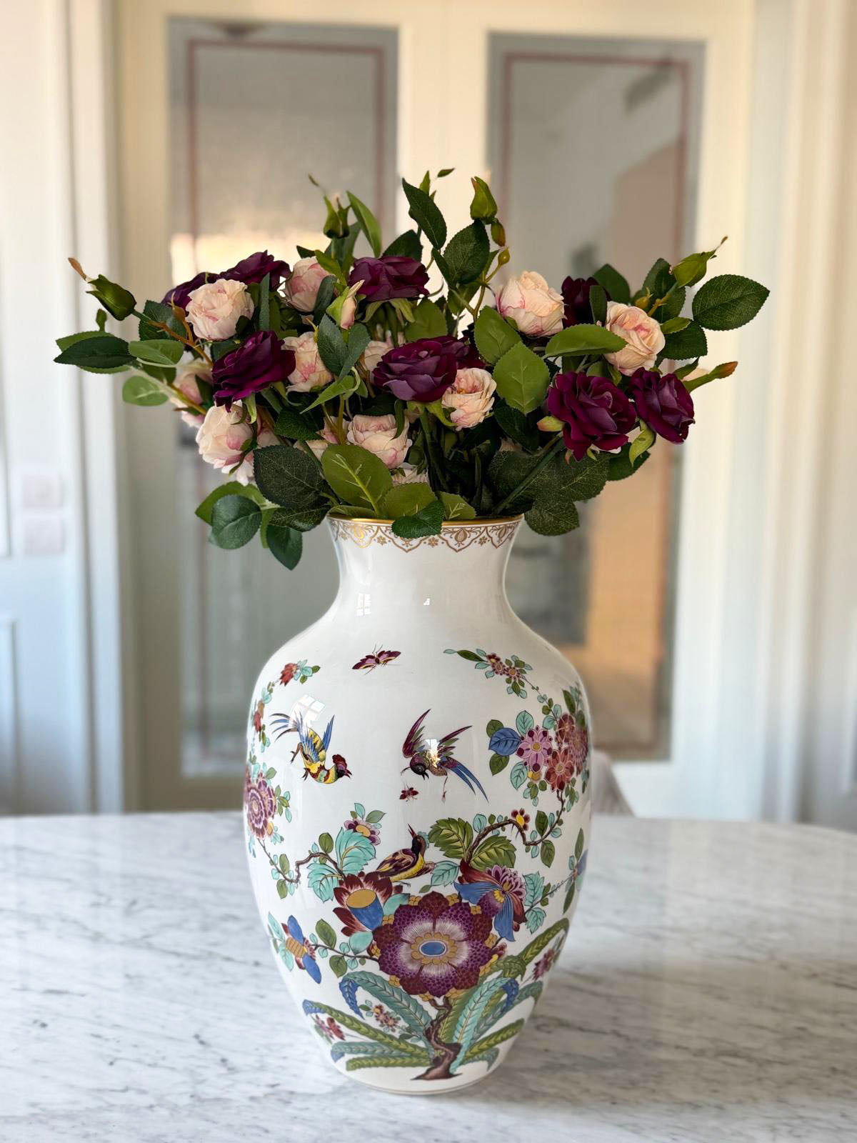 Meissen Large "Indian Flower" Porcelain Vase - Galleria Fossi 33