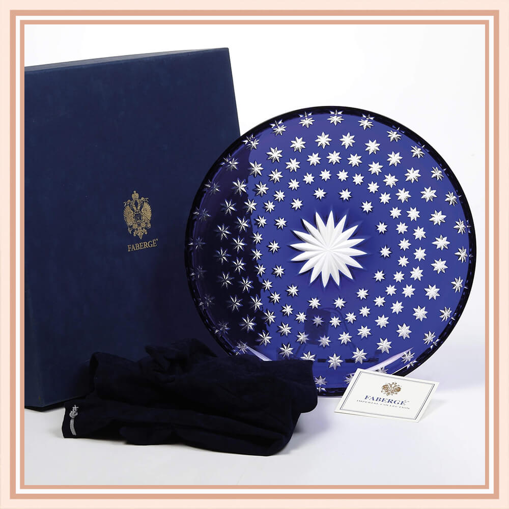 Fabergé Galaxie Crystal Plate