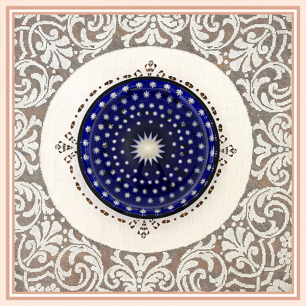 Fabergé Galaxie Crystal Plate