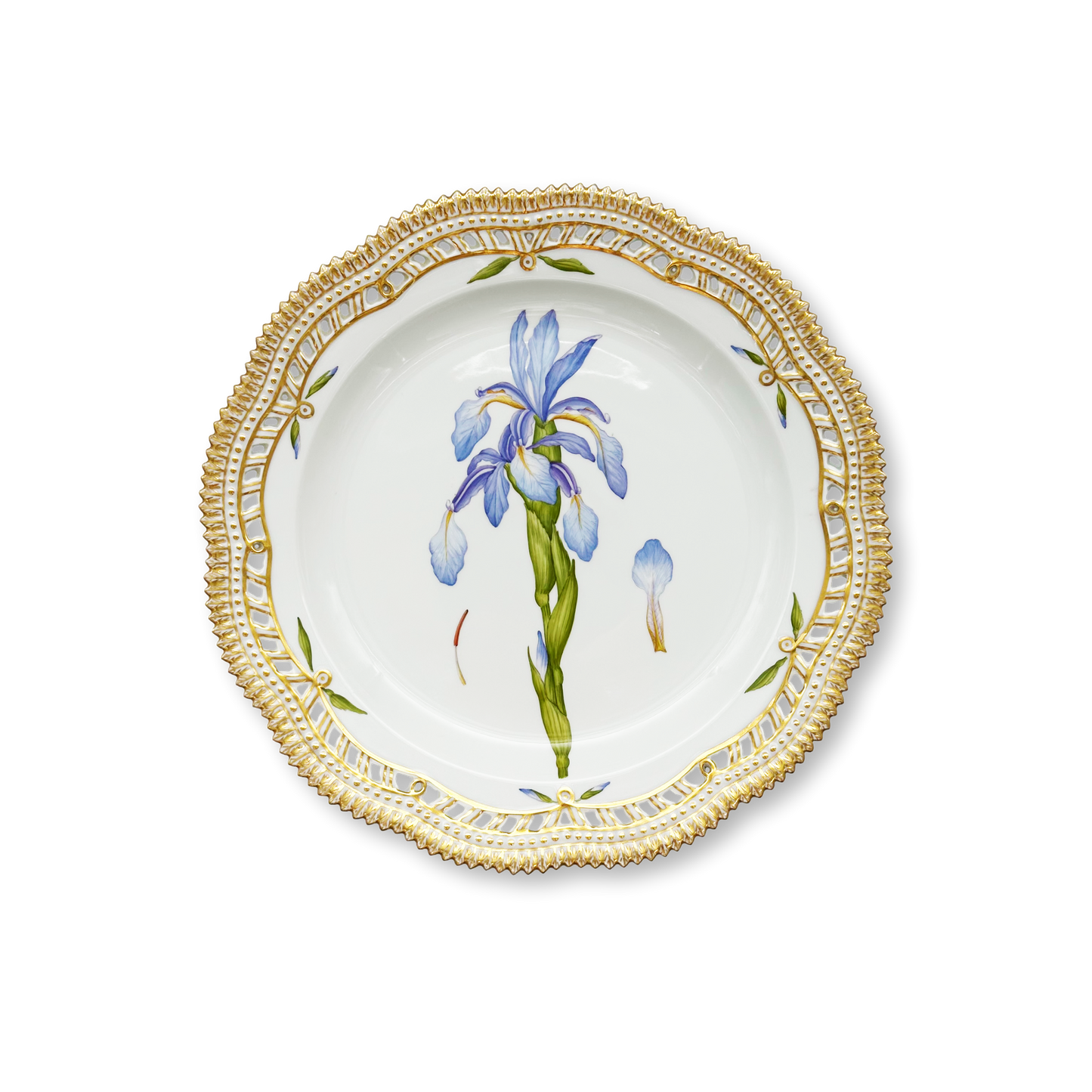 "Flora Danica" Iris Serving Platter