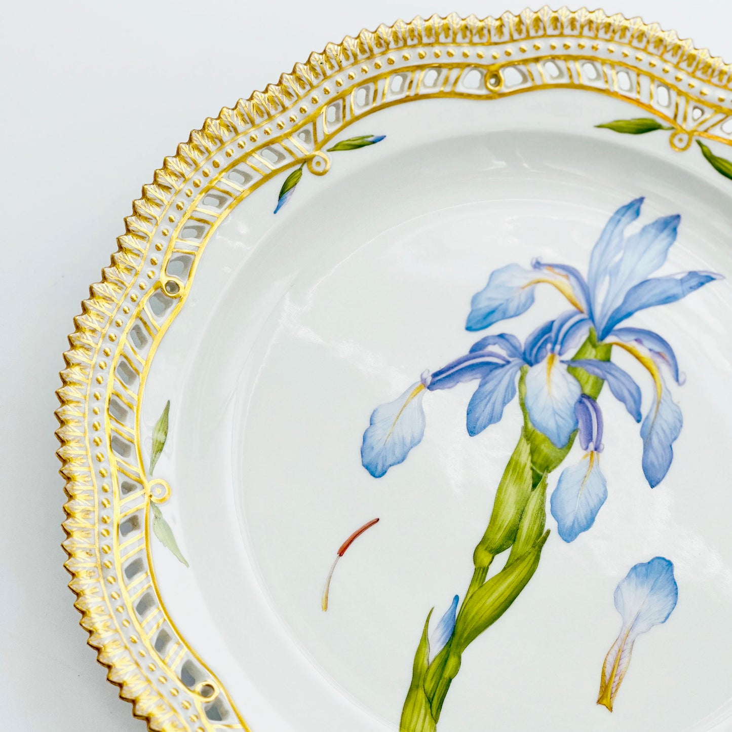 "Flora Danica" Iris Serving Platter