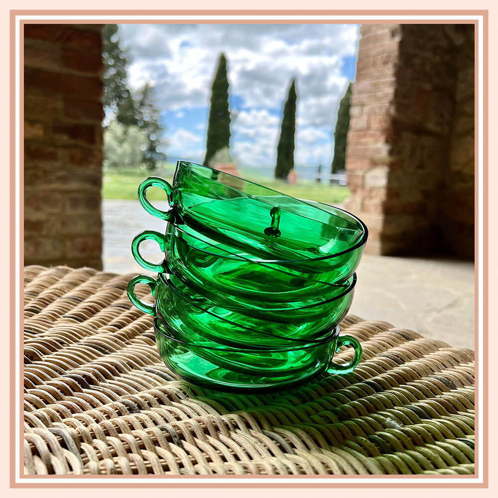 French Crystal Ice Cream Set - Galleria Fossi 33