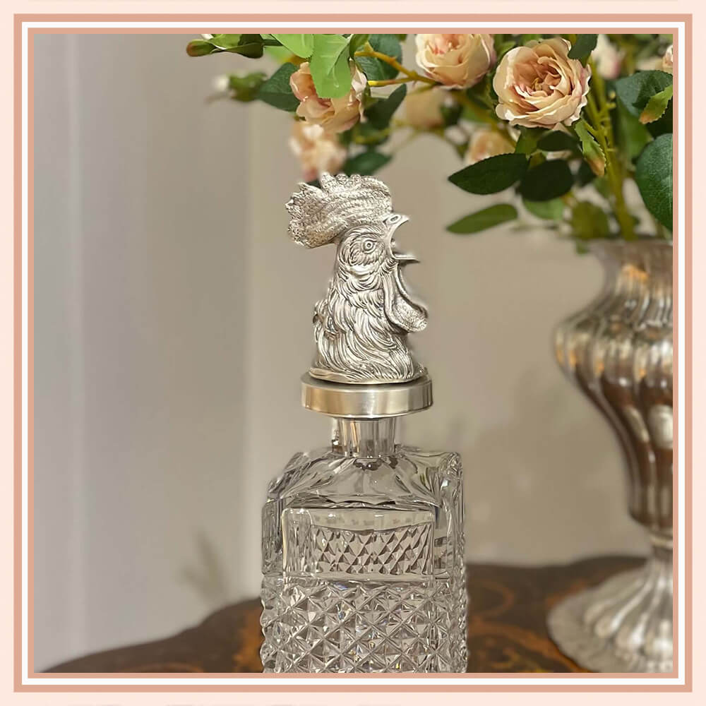 Gucci Vintage Rooster Liquor Bottle