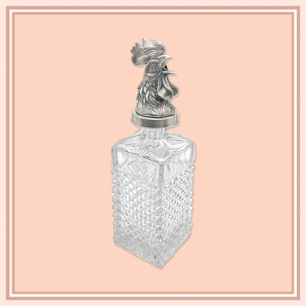 Gucci Vintage Rooster Liquor Bottle