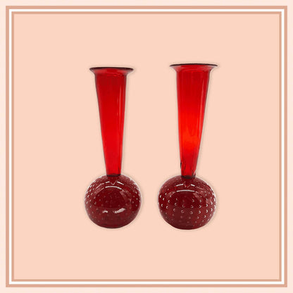Pair of Murano Bud Vases - Galleria Fossi 33