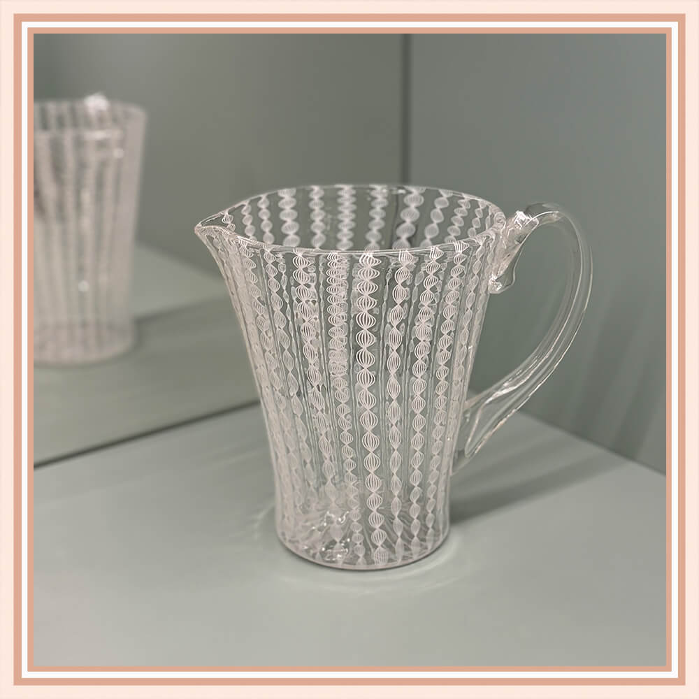 Venini Murano Glass Pitcher - Galleria Fossi 33