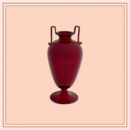Red Murano Vase - Galleria Fossi 33