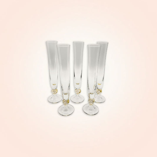 Murano Champagne Glasses - Galleria Fossi 33