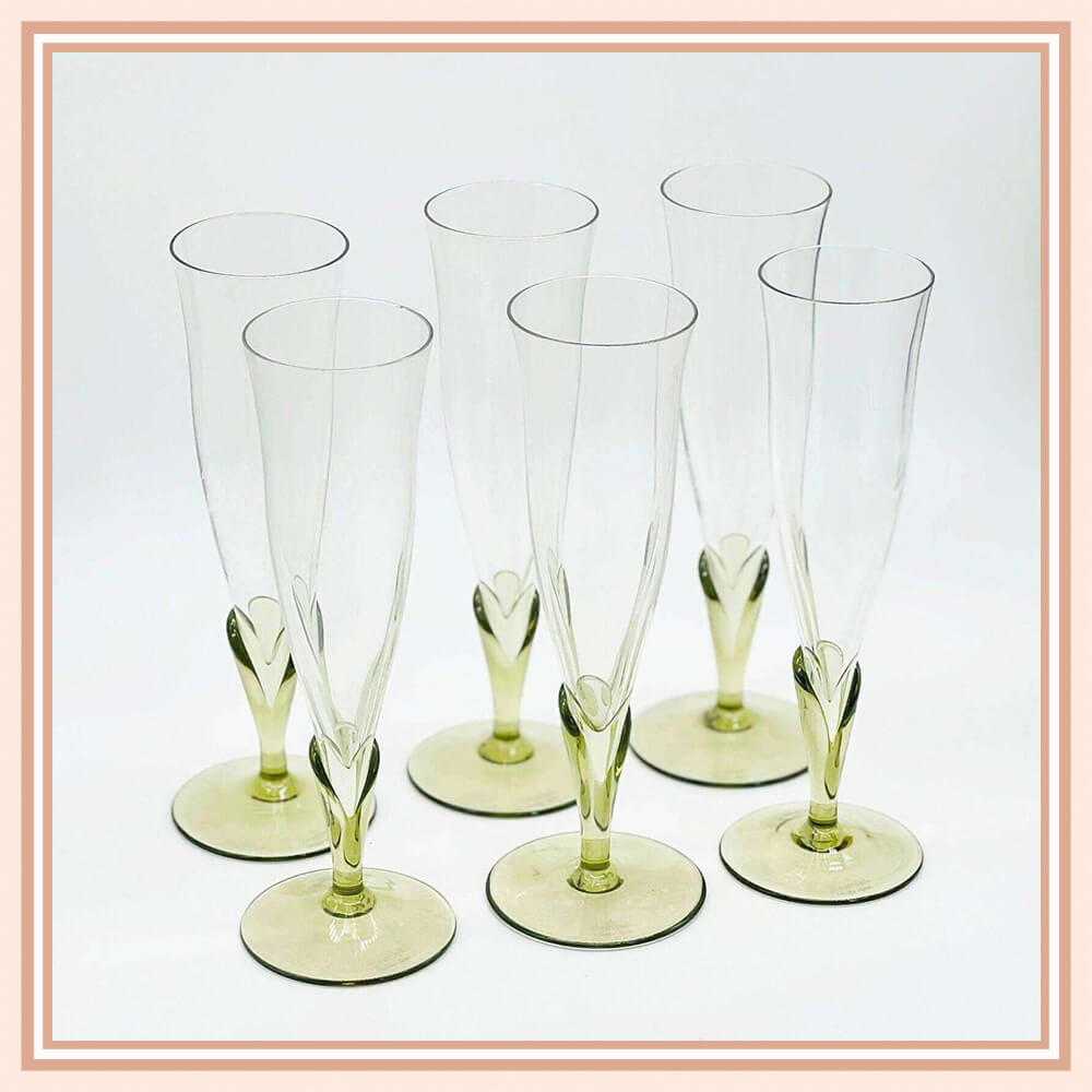 Rosenthal "Papyrus" Champagne Flutes set