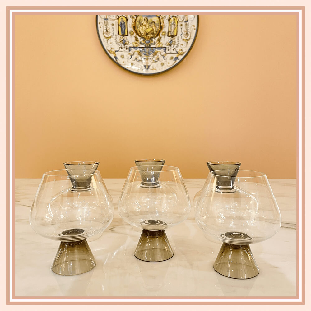 Set of 6 Rosenthal Double Glasses