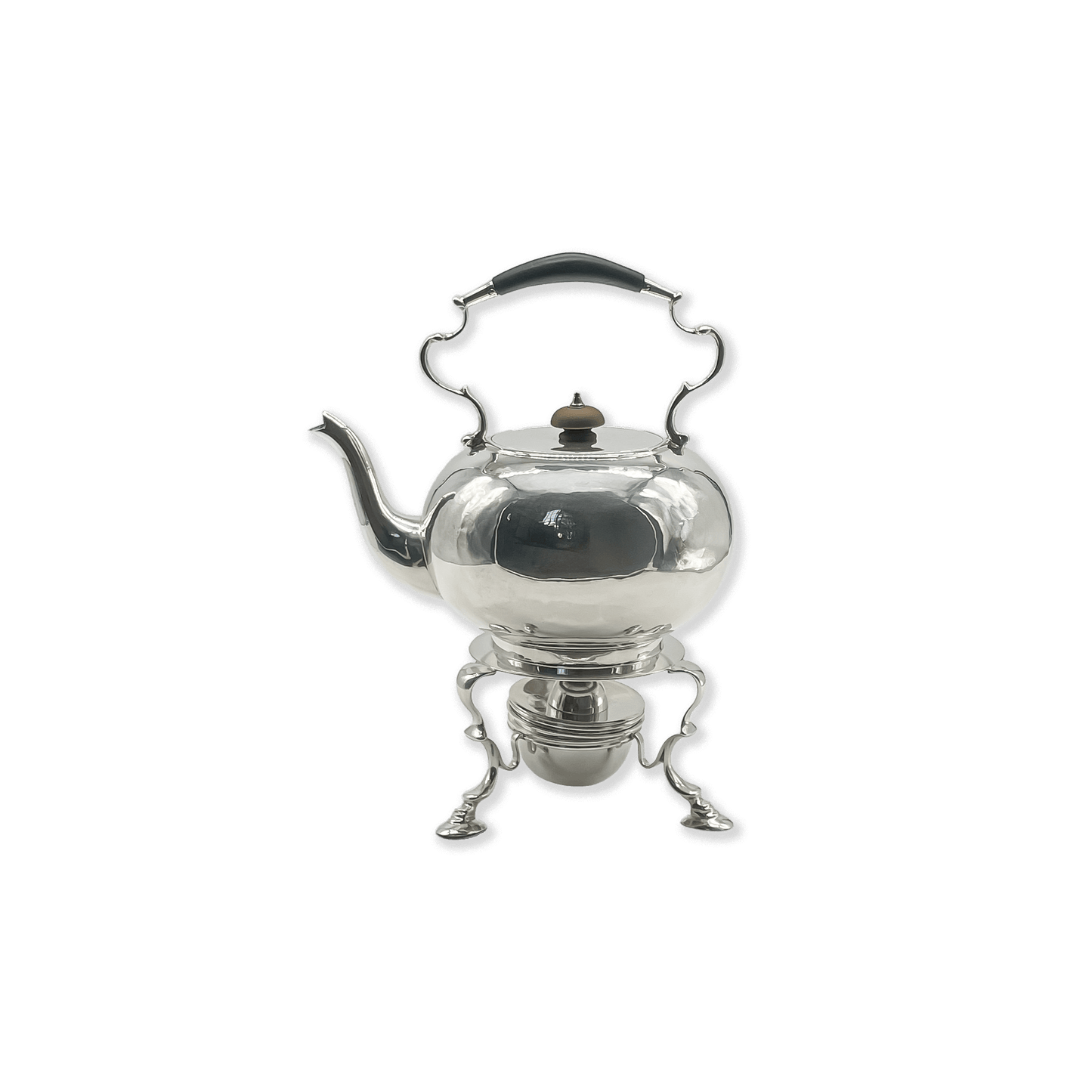 Victorian Sterling Silver Tea Kettle with Rechaud