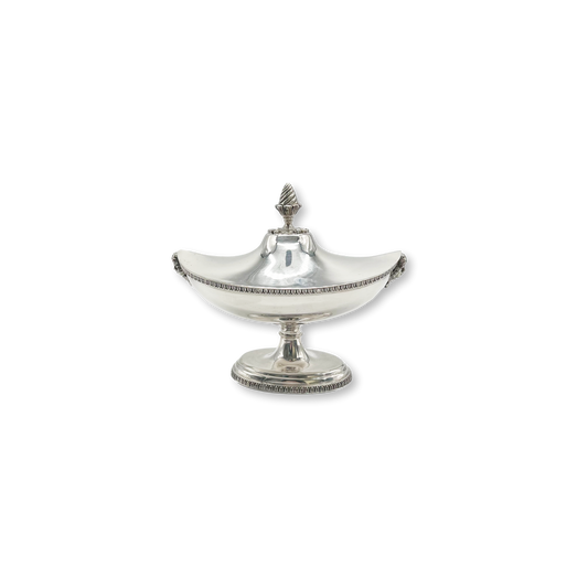 Silver Sugar Bowl with Pine Cone - Galleria Fossi 33