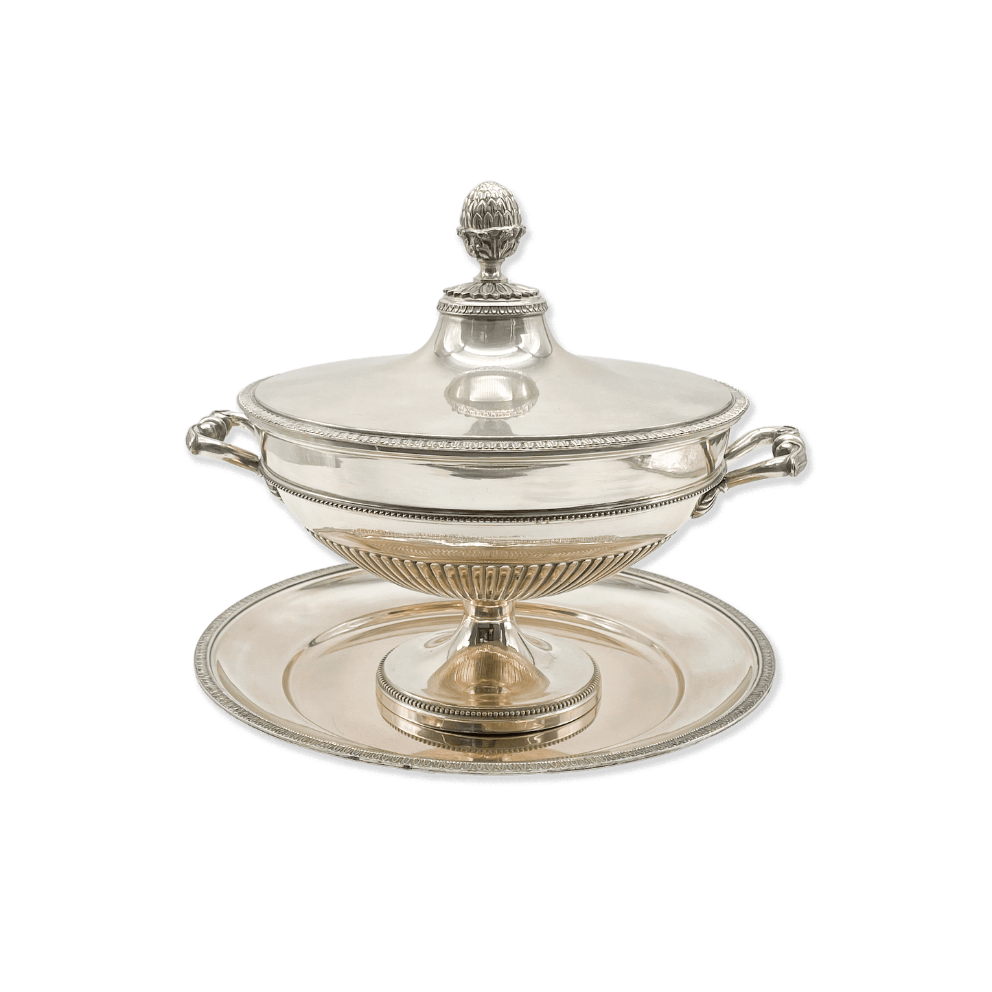 Silver Tureen with Plate