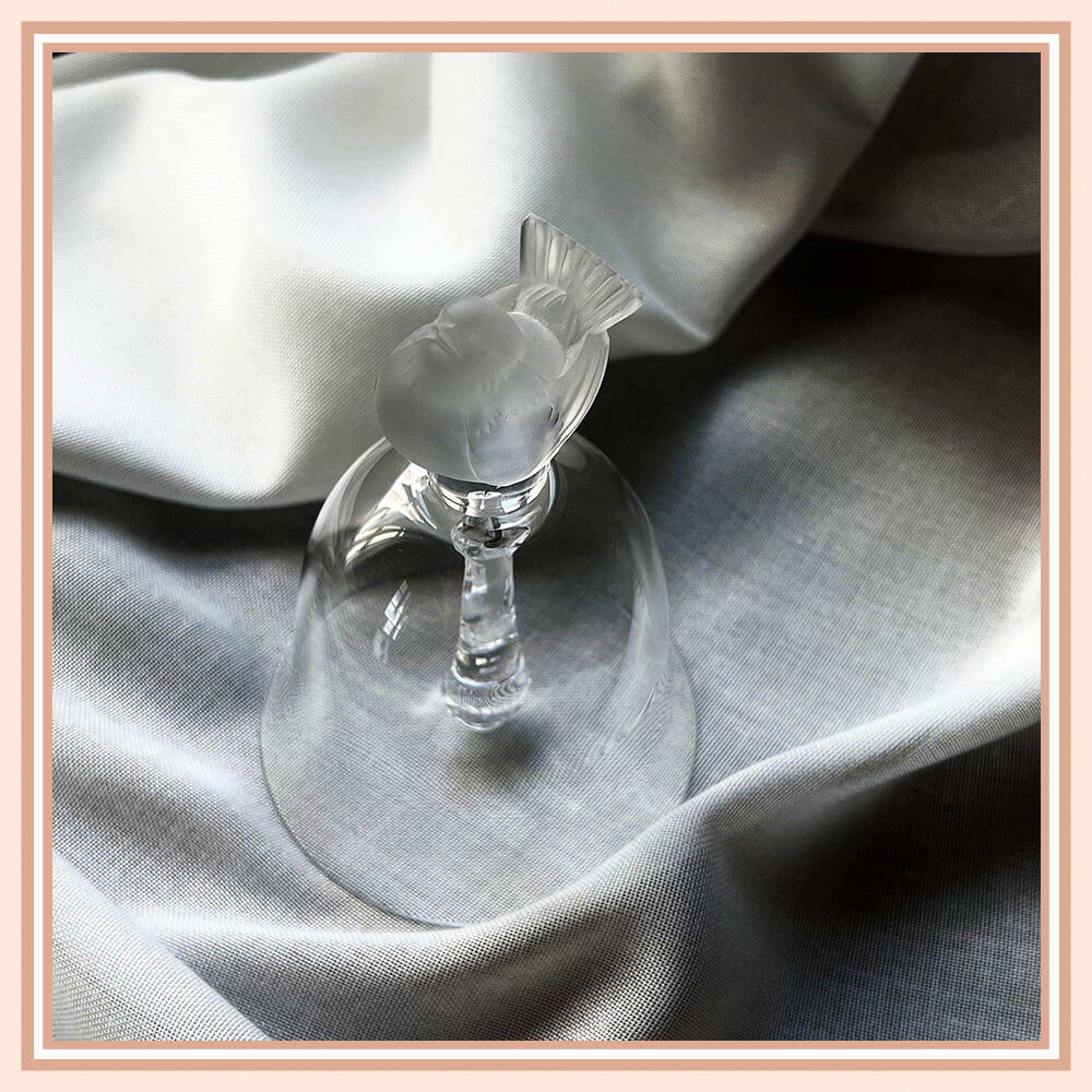 Lalique Sparrow Table Holder - Galleria Fossi 33