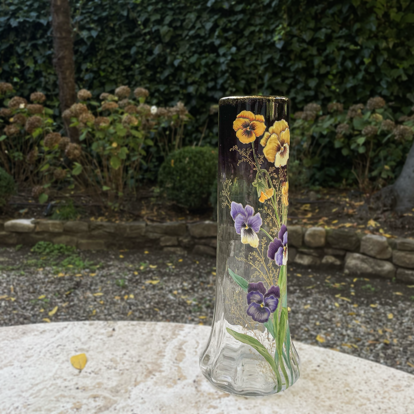 Legras Mont Joye Flower Vase